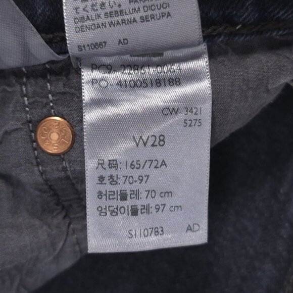 LEVI'S PREMIUM Women's Jeans 28 WEDGIE Button Fly Vintage Style Straight - Picture 14 of 14